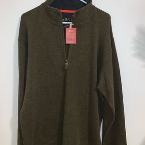 NWT!! Men’s Orvis quarter zip size L